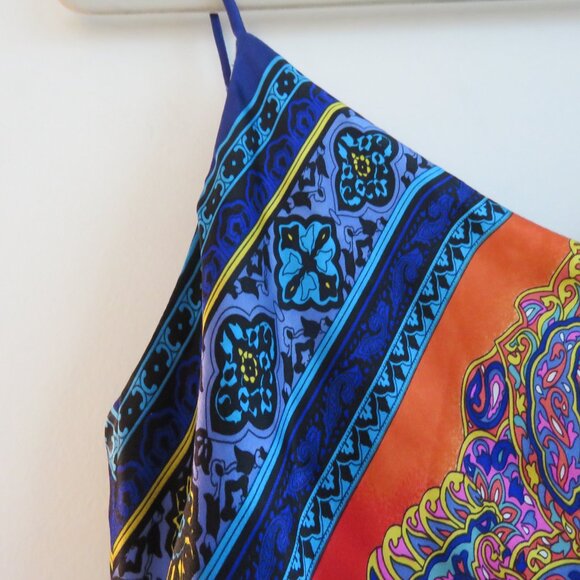 Vibrant Multicolor Spaghetti Strap Dress - Picture 7 of 16